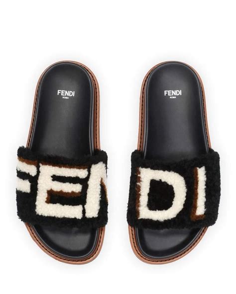 fendi fur mules|Fendi slides and mules.